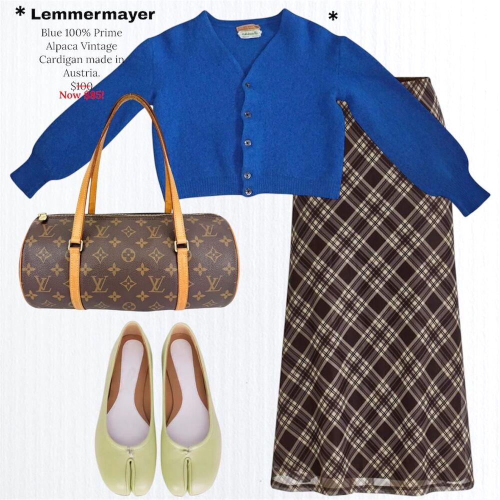 Lemmermayer Women's Blue Cardigan